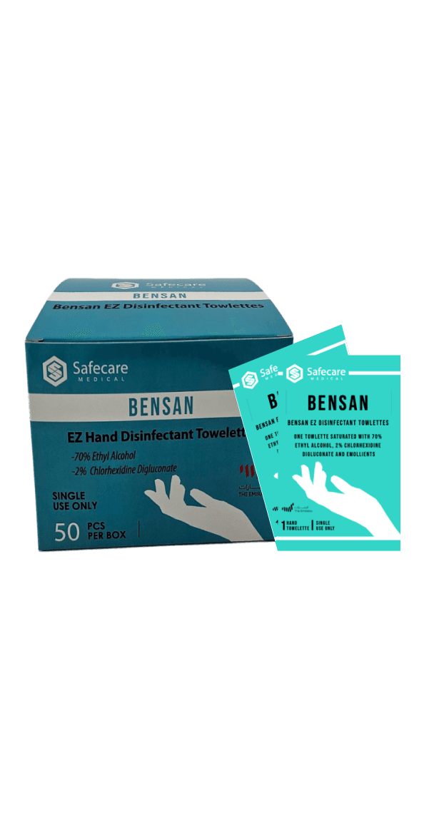 Bensan EZ Disinfection Towlettes - Alcohol & CHG Wipes